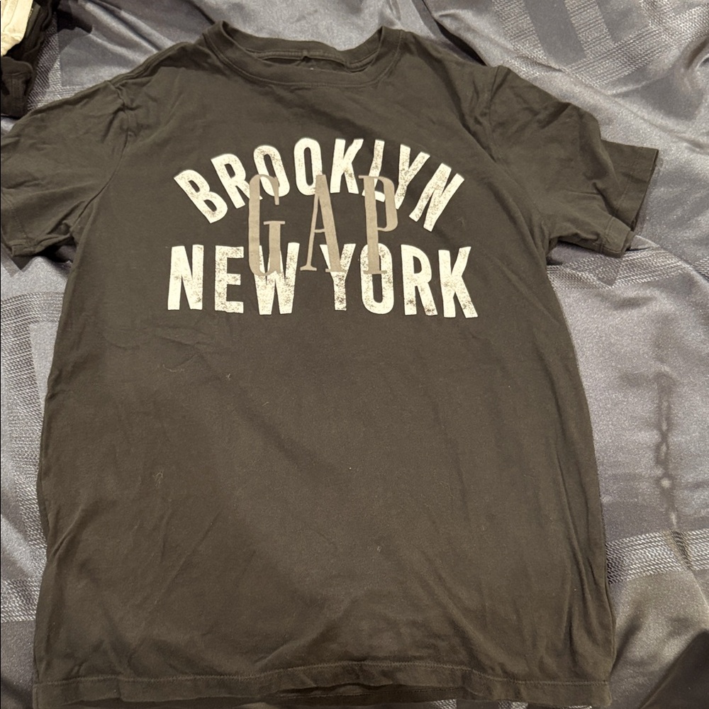 GAP Black Everyday Soft Crew T-Shirt